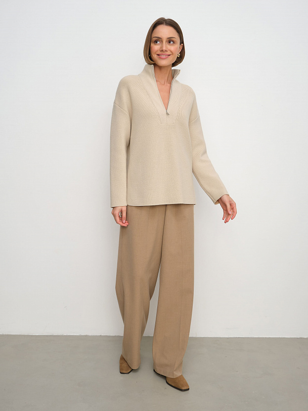 Голди джемпер трикотажный (кремовый, 44-46)