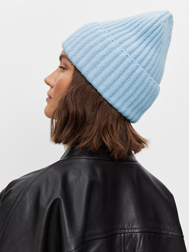 Лайт шапка трикотажная (голубой, 56-58)