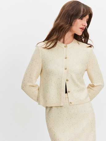 Кардиган из хлопка с пайетками Эллис