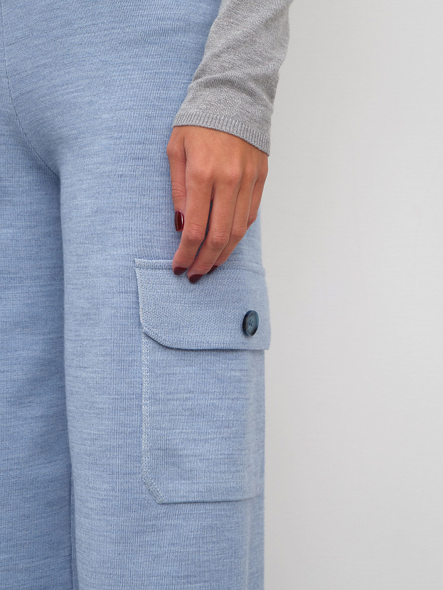 Эверест брюки трикотажные (голубой, 44-46/164-170)