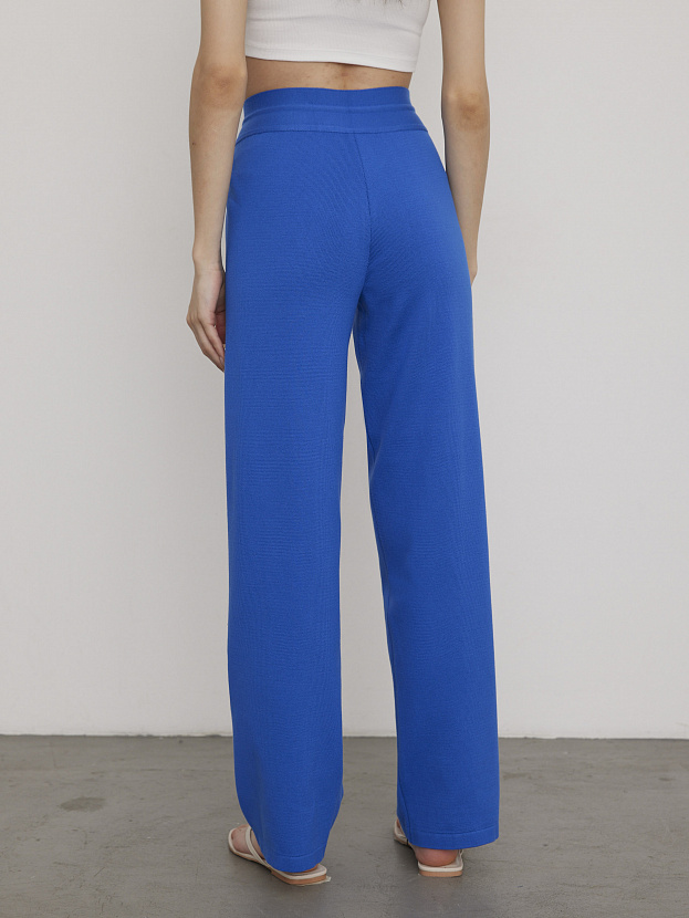 Палаццо брюки трикотажные (ультрамарин, 40-42/164-170)