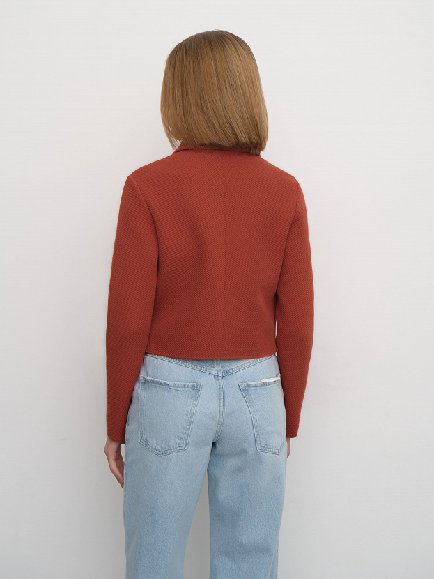 Лацио жакет трикотажный (темно-оранжевый, 44-46)