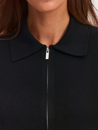 Жакет на молнии из хлопка и вискозы Равена