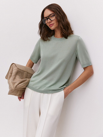 Футболка из тонкой вискозы Адель