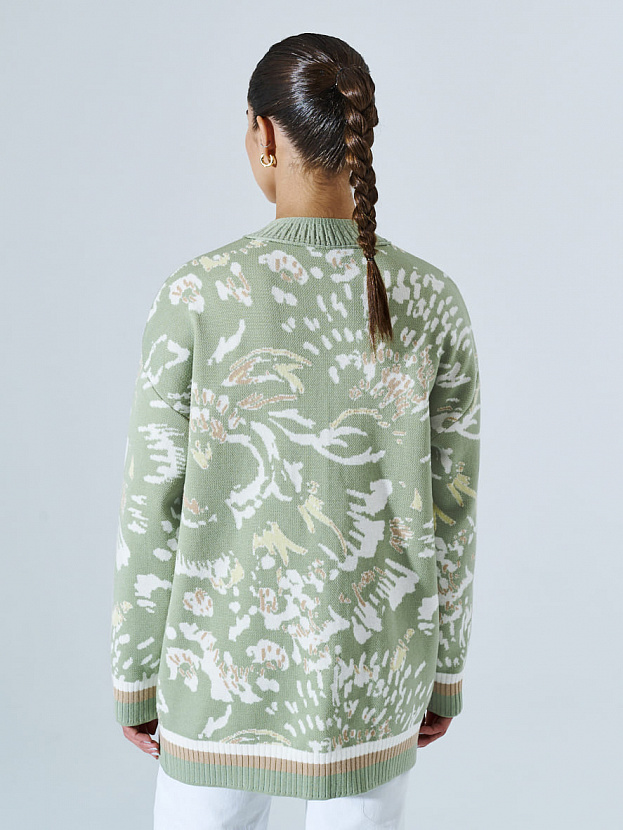 Гарда кардиган трикотажный (оливковый, 44-46)