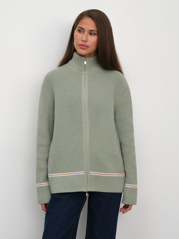 Бельгия джемпер трикотажный (светло-зеленый, 44-46)