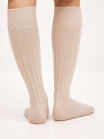 Гольфы трикотажные из шерсти мериноса Степ