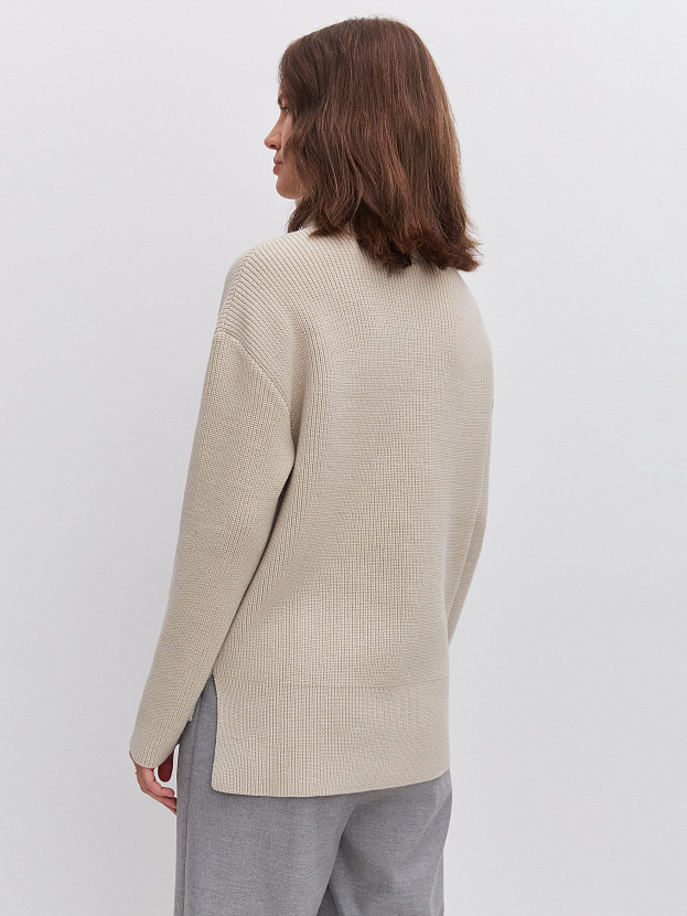 Ридми джемпер трикотажный (серо-бежевый, 44-46)