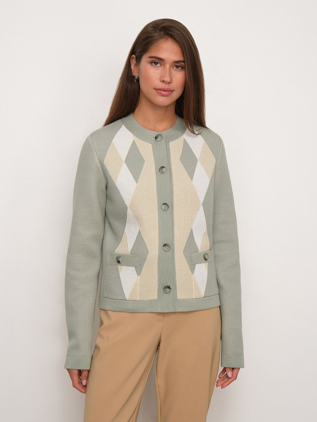 Софи жакет трикотажный (св.зеленый, 44-46)