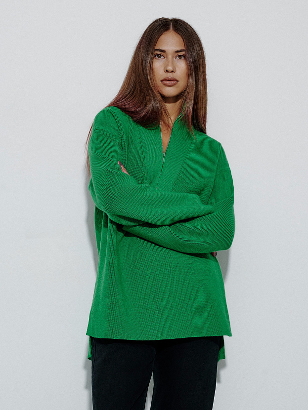 Голди джемпер трикотажный (ярко-зеленый, 44-46)