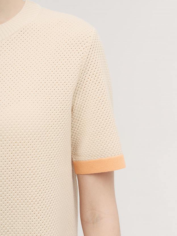 Элмонд джемпер (футболка) трикотажный (кремовый, 44-46)