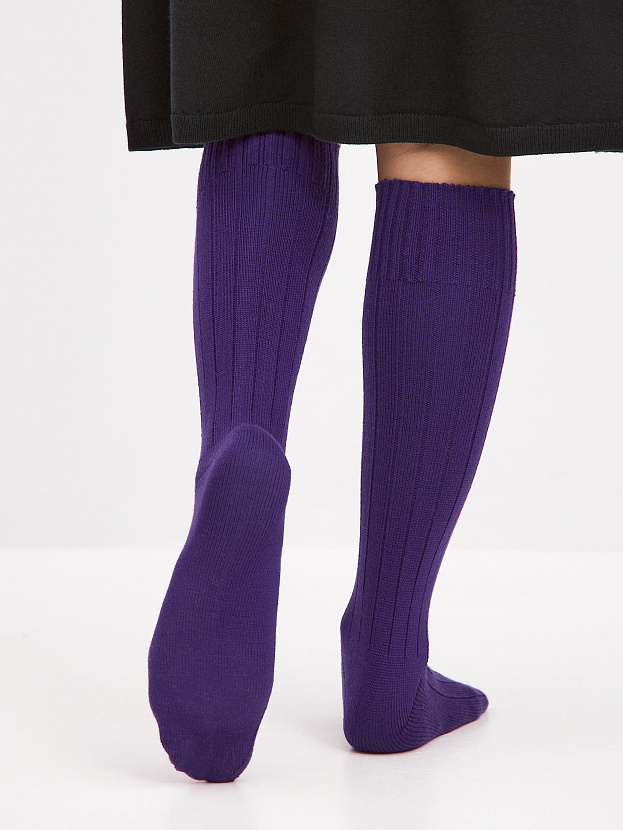 Гольфы трикотажные Степ (фиолетовый, 36-40)