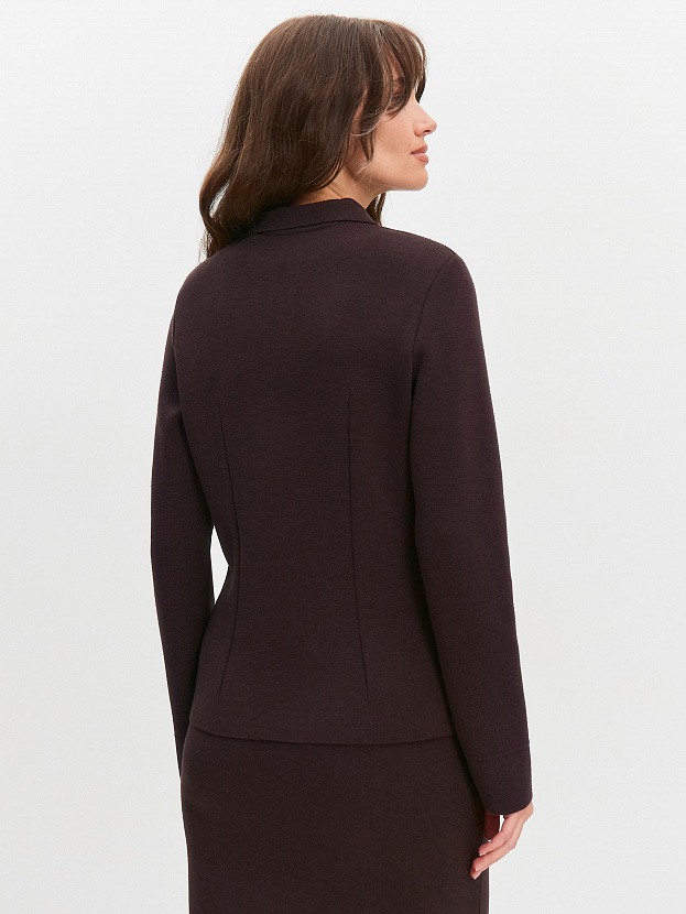 Кристи жакет трикотажный (т.коричневый, 46)