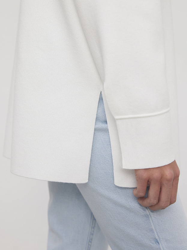 Тира кардиган трикотажный (белый, 44-46)