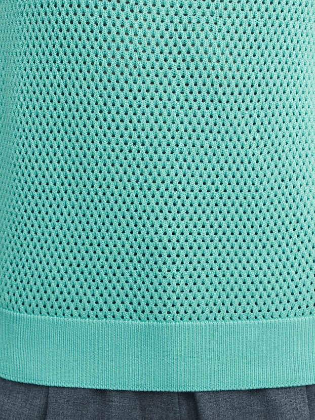 Терри джемпер без рукавов трикотажный (мятный, 44-46)