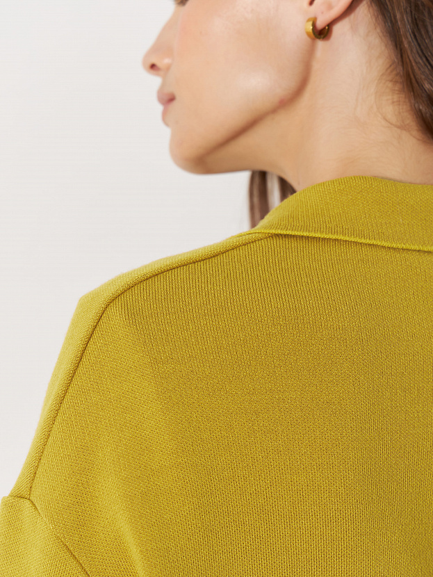 Фарго пиджак трикотажный (охра, 44-46)