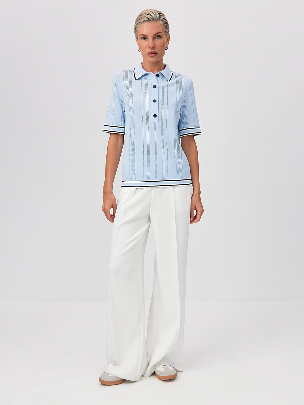 Данте джемпер (футболка) трикотажный (голубой/синий, 44-46)