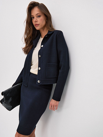 Мини-юбка из хлопка и вискозы Ницца