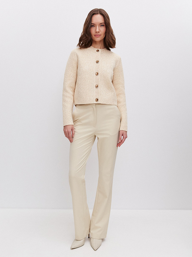 Антарес жакет трикотажный (кремовый, 44-46)