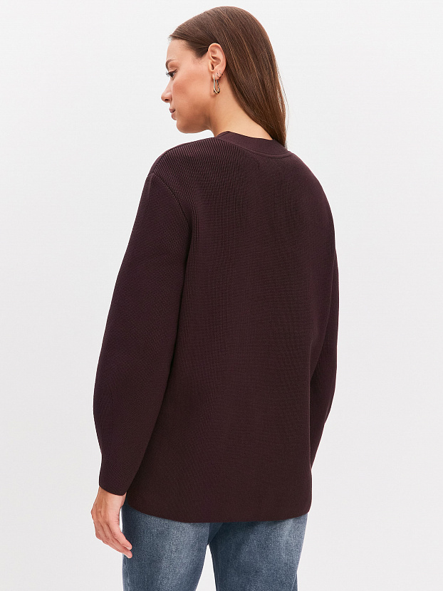 Родос кардиган трикотажный (т.коричневый, 44-46)