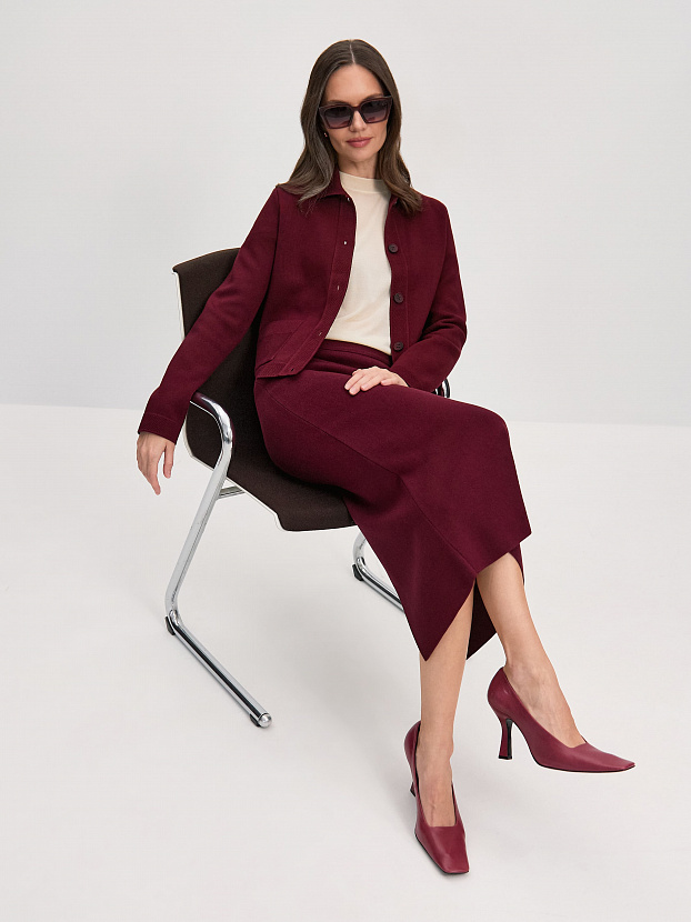 Матрикс юбка трикотажная (бордо, 44-46)