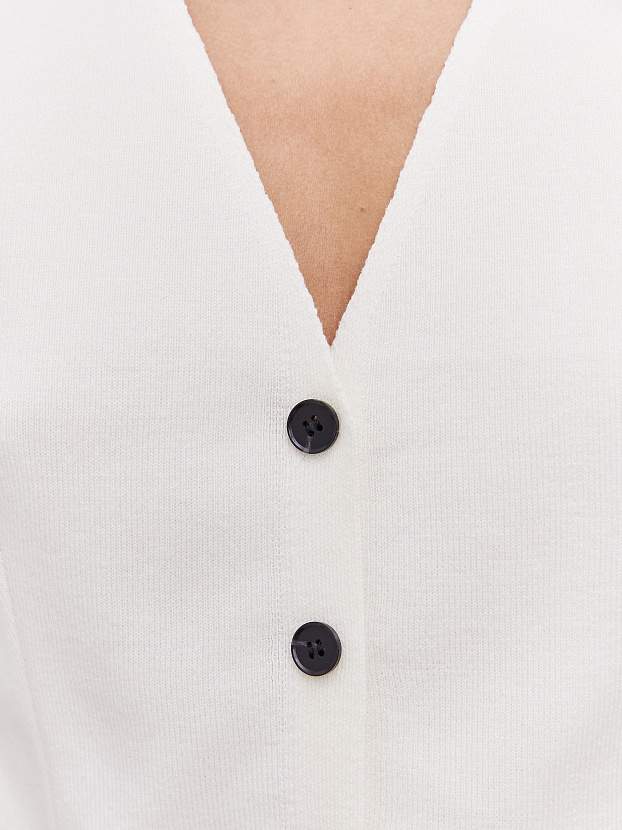 Трейси жилет трикотажный (белый, 44-46)