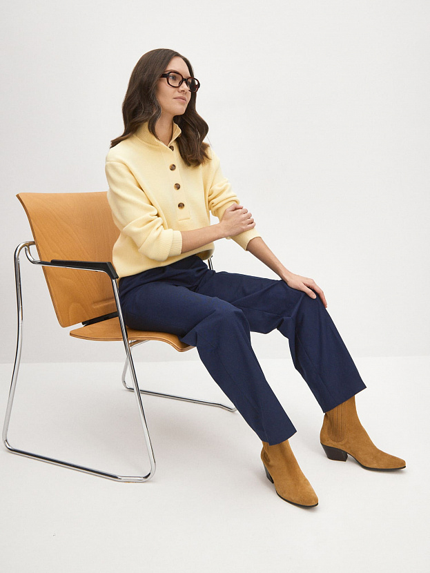 Мюнхен джемпер трикотажный (светло-желтый, 44-46)