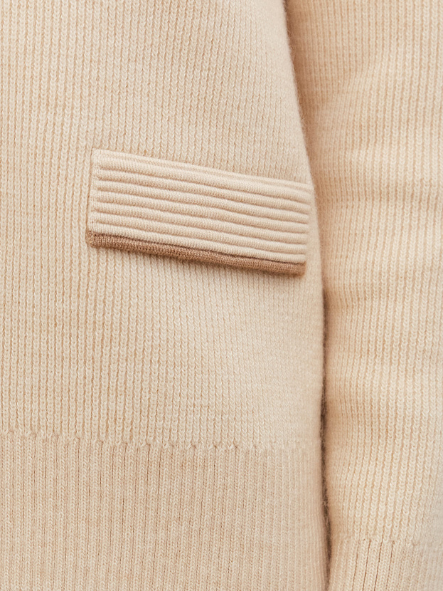 Амега кардиган трикотажный (кремовый, 44-46)