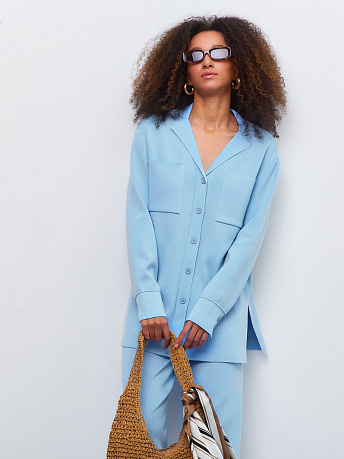 Костюм с рубашкой из вискозы Портофино