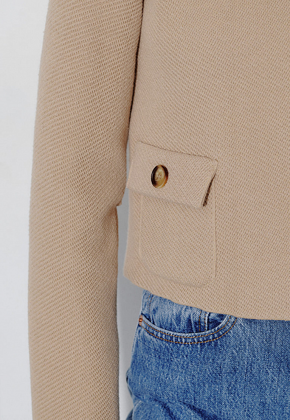 Лацио жакет трикотажный (св.песочный, 44-46)