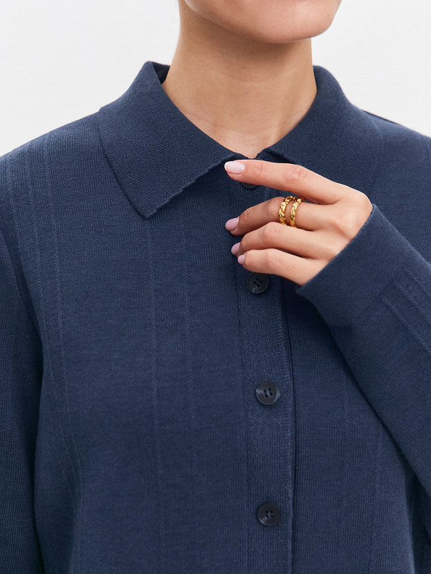 Мишель кардиган трикотажный (синий, 44-46)