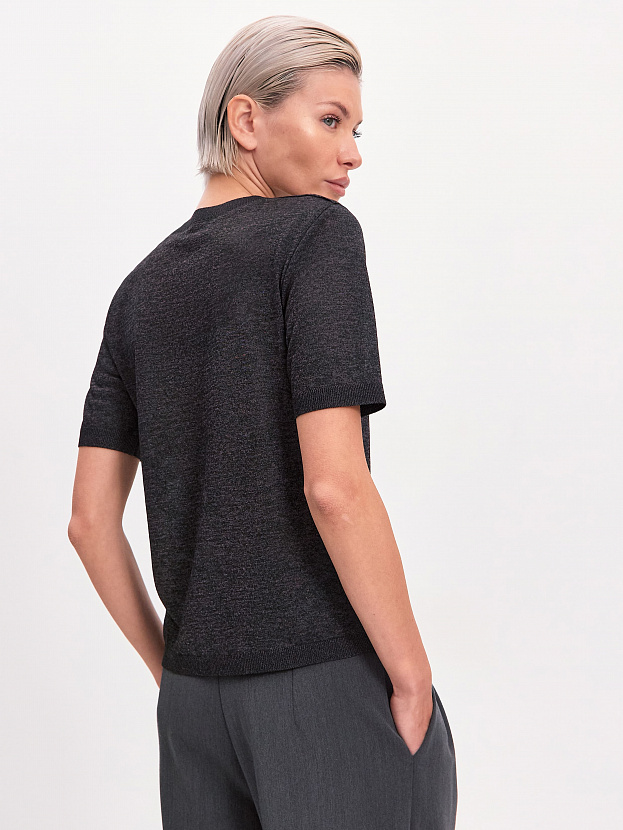 Гелекси джемпер трикотажный (черный, 44-46)