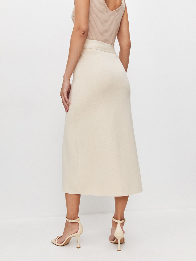 Лоск юбка трикотажная (кремовый, 46)