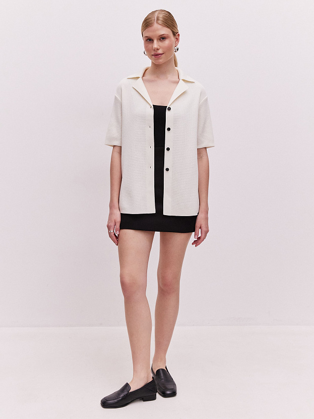 Эллада кардиган трикотажный (белый, 44-46)