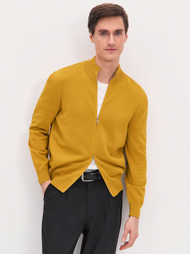 Ларго кардиган трикотажный (горчичный, 48/176-182)