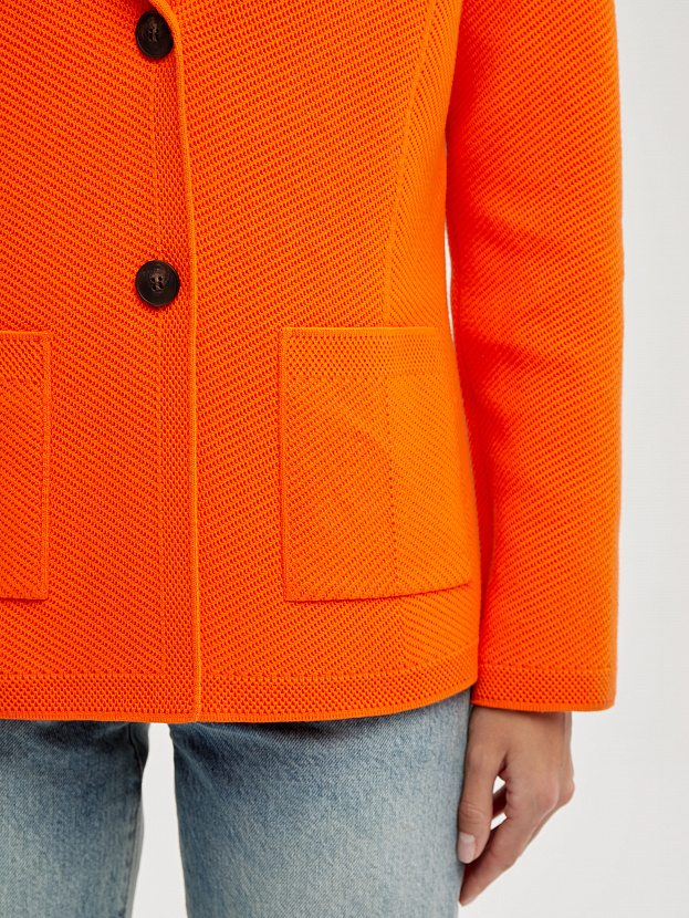 Рута жакет трикотажный (оранжевый, 46)