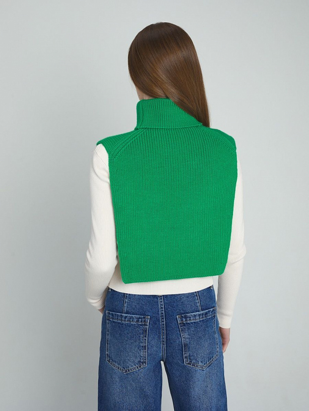 Катимо манишка трикотажная (ярко-зеленый)