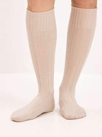 Гольфы трикотажные из шерсти мериноса Степ