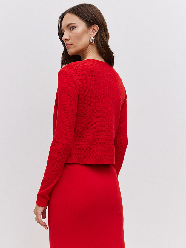 Соул жакет трикотажный (красный, 44-46)