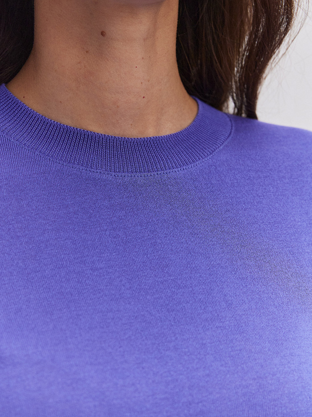 Мика джемпер (футболка) трикотажный (фиолетовый, One size (44-52))