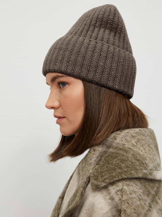 Лайт2 шапка трикотажная (коричневый, 56-58)