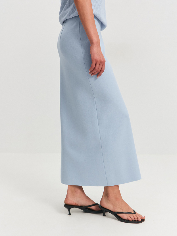 Моника юбка трикотажная (голубой, 40-42/164-170)