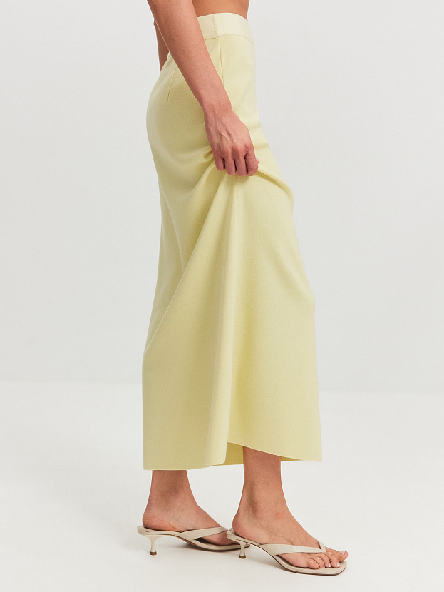 Моника юбка трикотажная (бледно-желтый, 40-42/164-170)