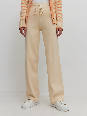 Брюки с хлопком Палаццо