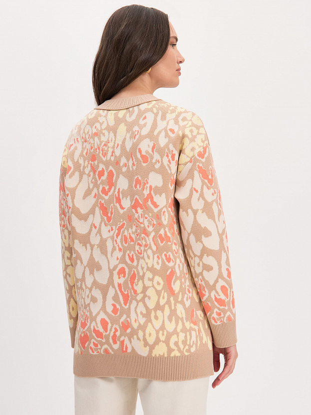 Гарда кардиган трикотажный (бежевый/кремовый, 44-46)