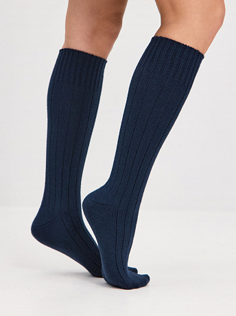 Гольфы трикотажные из шерсти мериноса Степ