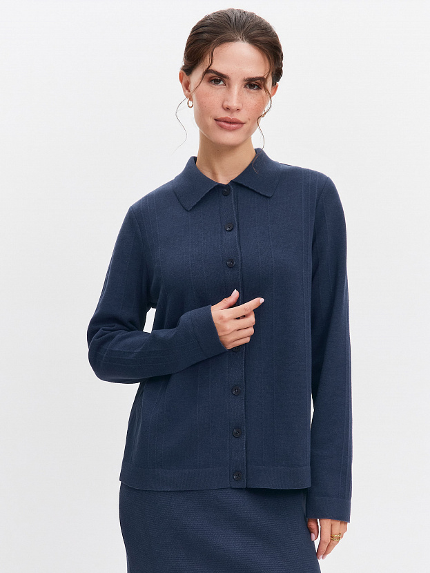 Мишель кардиган трикотажный (синий, 44-46)