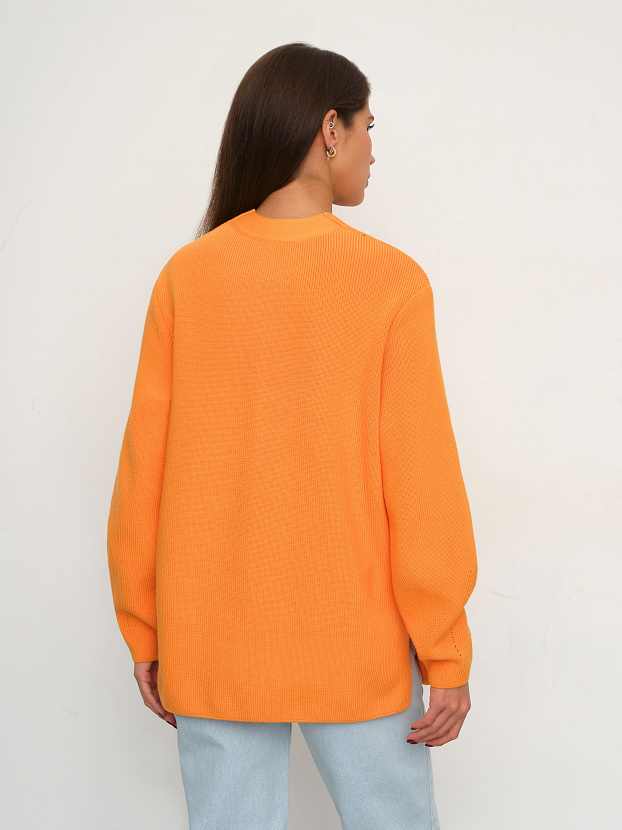 Родос кардиган трикотажный (оранжевый, 44-46)