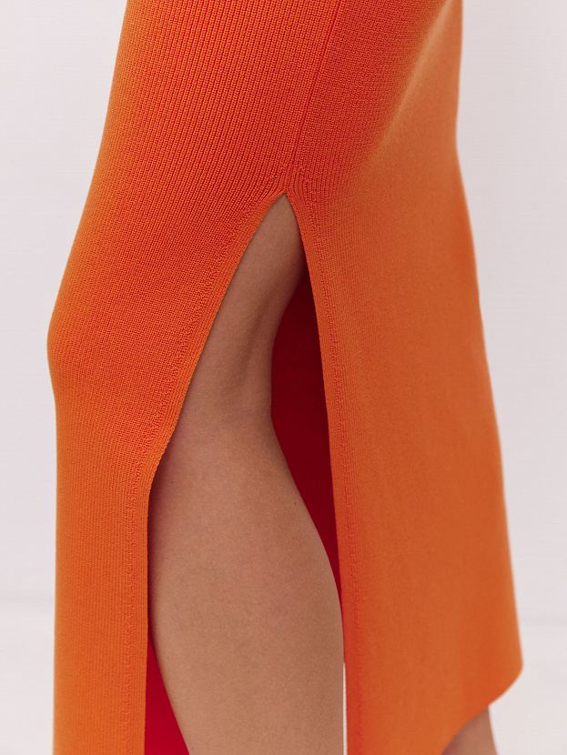 Прима платье трикотажное (оранжевый, 44-46)