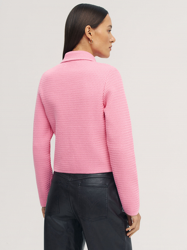 Селена жакет трикотажный (розовый, 46)